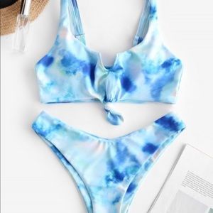 Beautiful zaful tie dye bikini NWT